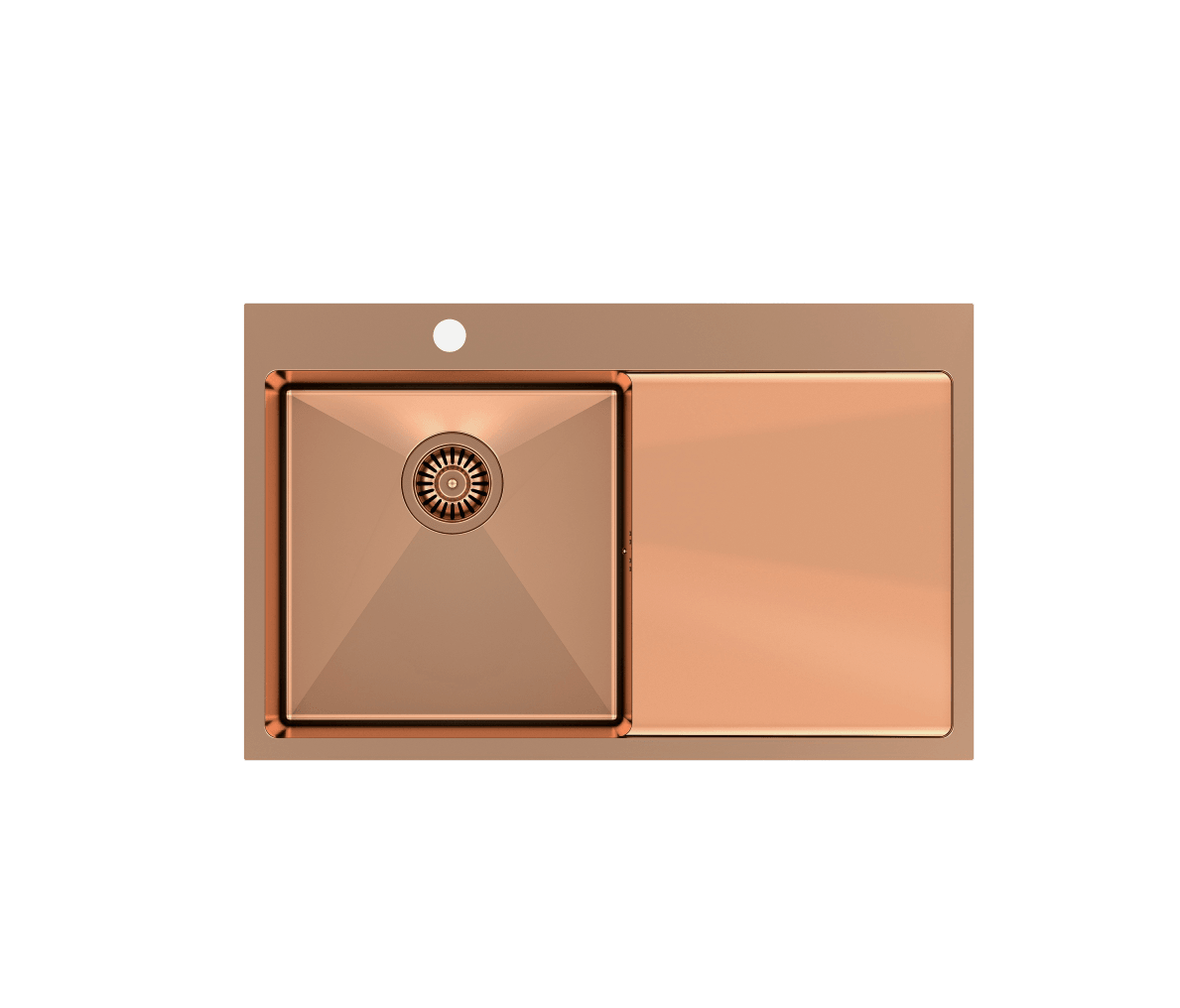 Quadron Russel 111 Copper, PVD Nano kitchen sink - Olif