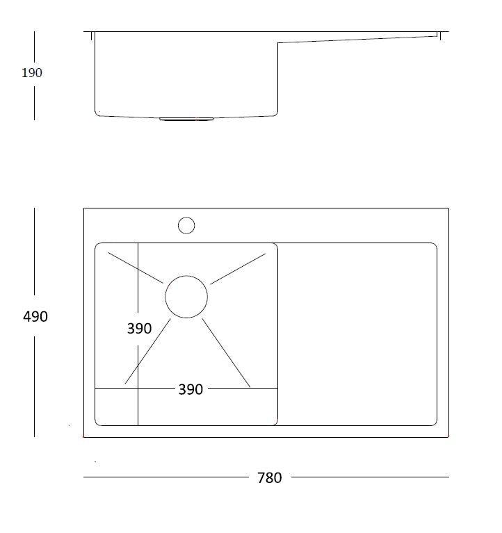 Quadron Russel 111 Copper, PVD Nano kitchen sink - Olif