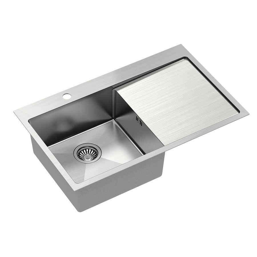 Quadron Russell 111 Brushed Steel, kitchen sink - Olif