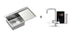 Quadron Russell 111 Brushed Steel, kitchen sink - Olif