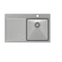 Quadron Russell 111 Brushed Steel, kitchen sink - Olif