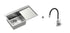 Quadron Russell 111 Brushed Steel, kitchen sink - Olif