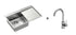 Quadron Russell 111 Brushed Steel, kitchen sink - Olif
