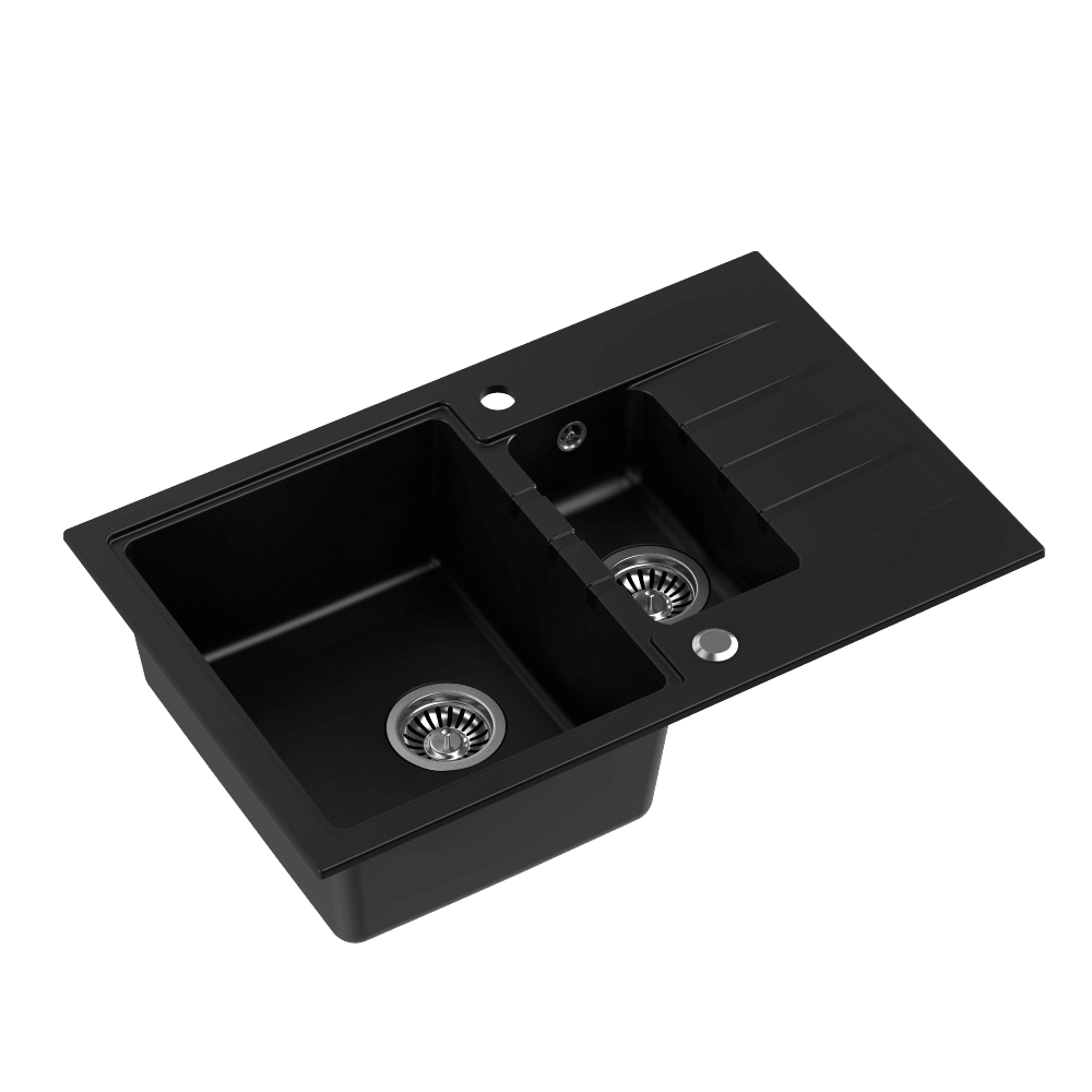 Steiner Peter 156 Pure Black kitchen sink - Olif