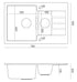 Steiner Peter 156 Pure Black kitchen sink - Olif