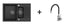 Steiner Peter 156 Pure Black kitchen sink - Olif