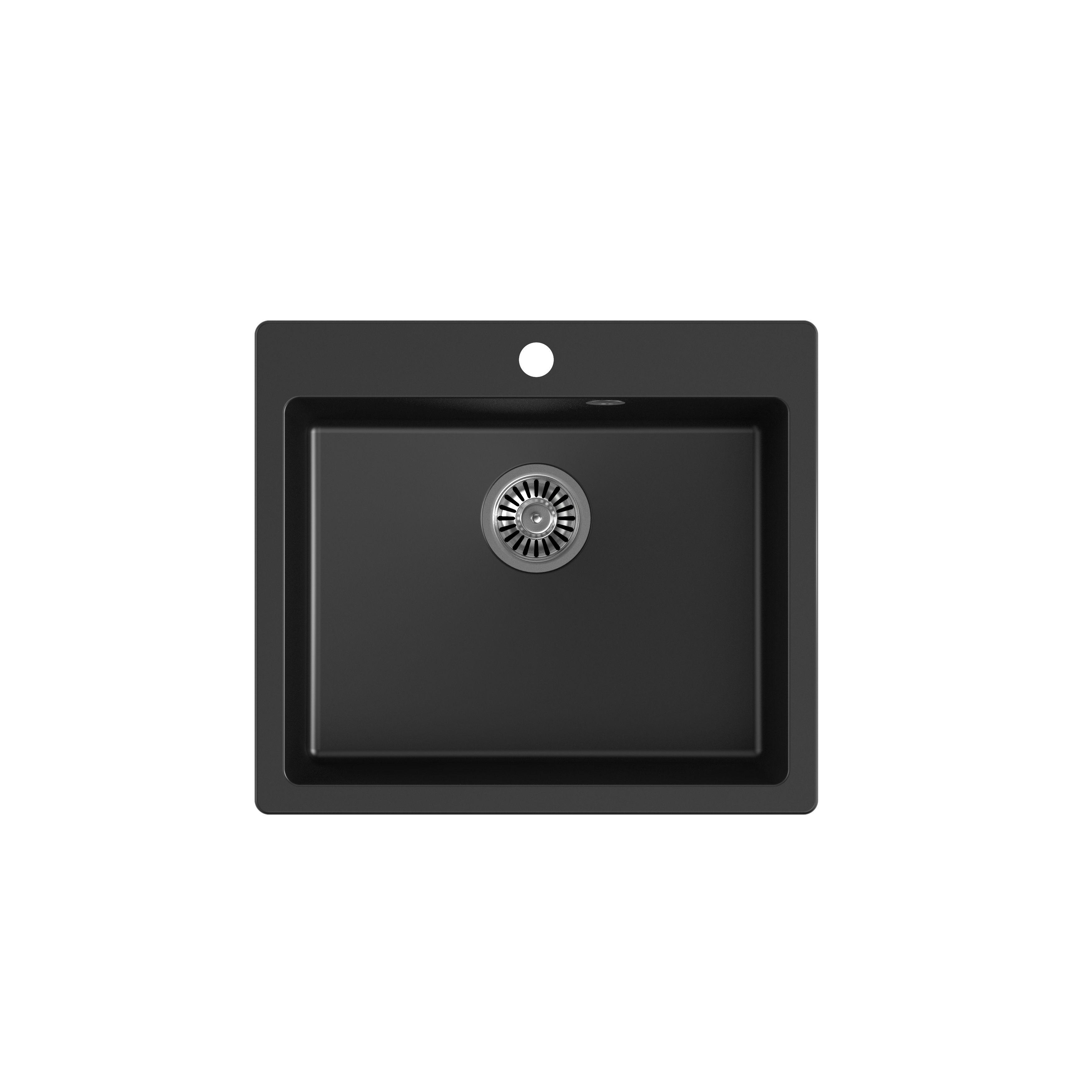 Quadron Morgan 110 Pure Black topmount sink