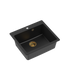 Quadron Morgan 110 Pure Black topmount sink