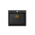 Quadron Morgan 110 Pure Black topmount sink