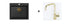 Quadron Morgan 110 Pure Black topmount sink