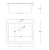 Quadron Morgan 110 Pure Black topmount sink