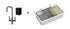 Olif Robusto 3n1 Instant Hot Water tap Brushed Nickel, with boiler